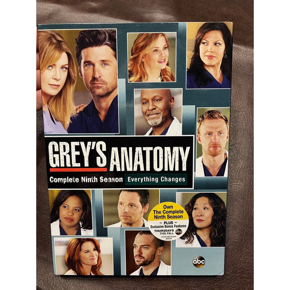 Grey's Anatomy: The Complete Ninth Season DVD‎ Set New Exclusive Bonus Features